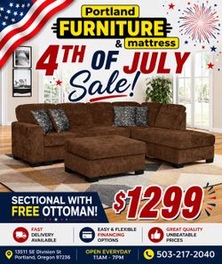 Sectional & Free Ottoman