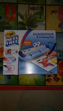 crayola color wonder magic light brush paper
