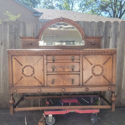 Antique Sideboard Dresser 