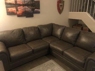 Ashley Leather Sectional