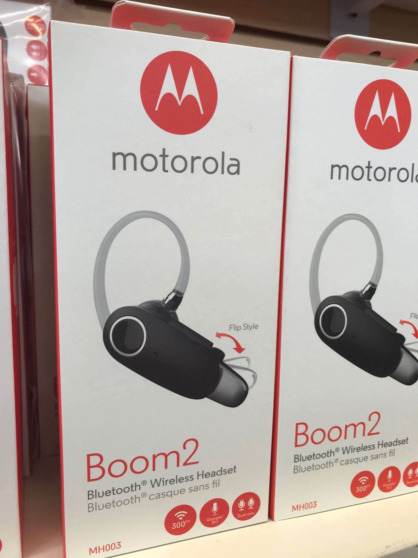 Motorola Boom 2 Bluetooth headset