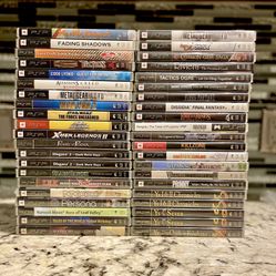 Sony PSP Games In Box Most Are New Sealed 