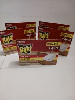Raid Ant Baits- 5 boxes- $10