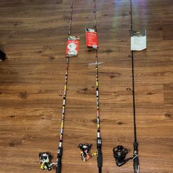 Fishing poles (3 poles included)