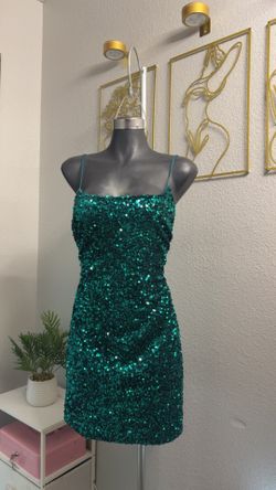 Green Sequin Dress