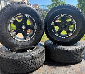 17" BLACK RHINO WHEELS