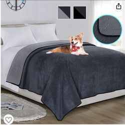 softan Waterproof 100% Blanket for Baby Adults Dogs Cats Pets,Leak Proof,Pee Proof,3 Layer Protector for Bed,Sofa and Couch,Twin/Loveseat 90"x90",Char