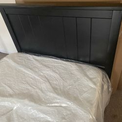 FOR SALE: Full-Size Bed Frame + Mattress 