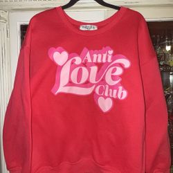 Wound Up Anti Love Club Sweatshirt - Size XXLarge (XXL)