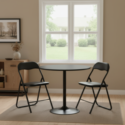 Clift 3 Piece Black & Mango Dining Set