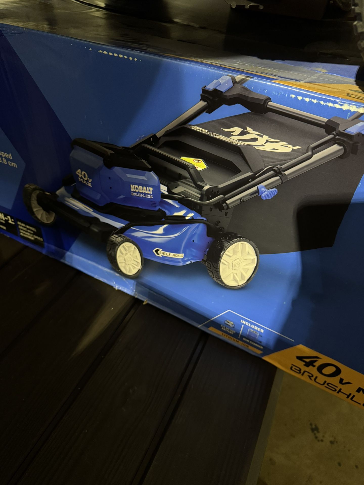 Save $200! Brand New! Kobalt Gen4 40-volt, 20-in Self Propelled Battery Walk Mower