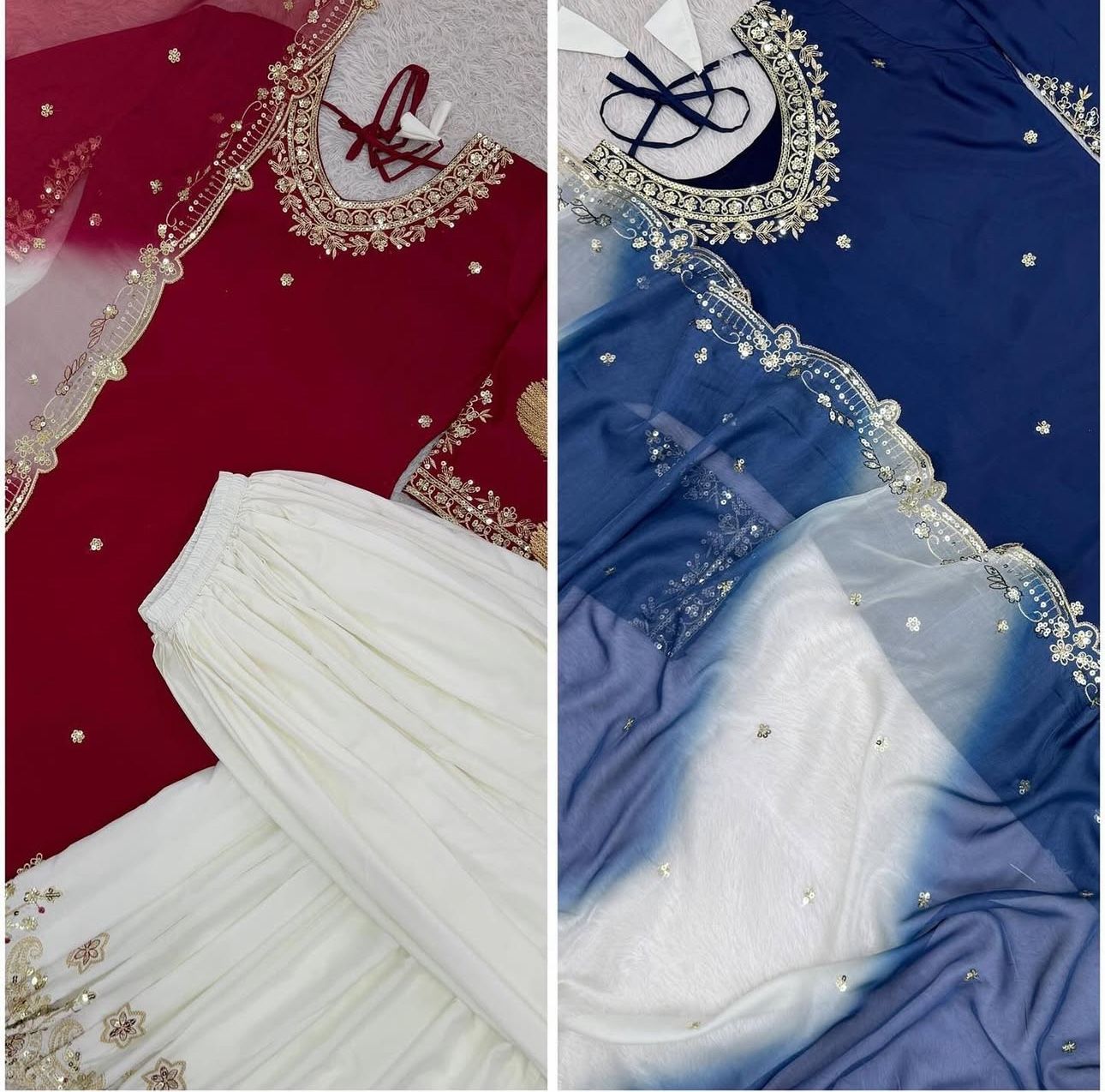 Mixed With White Suits Indian