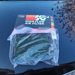 K&N High Flow Air Filter For 2018 Mazda6 2.5 Engine. 