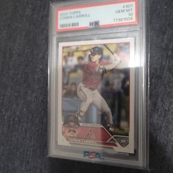 2023 topps corbin carroll psa 10