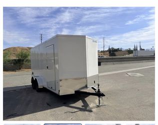 7x16 LOOK ST DLX Enclosed Cargo Trailer | Double Rear Cargo Doors | 7,000 LB GVWR