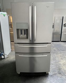 Whirlpool 4-Door Refrigerator Stainless Steel