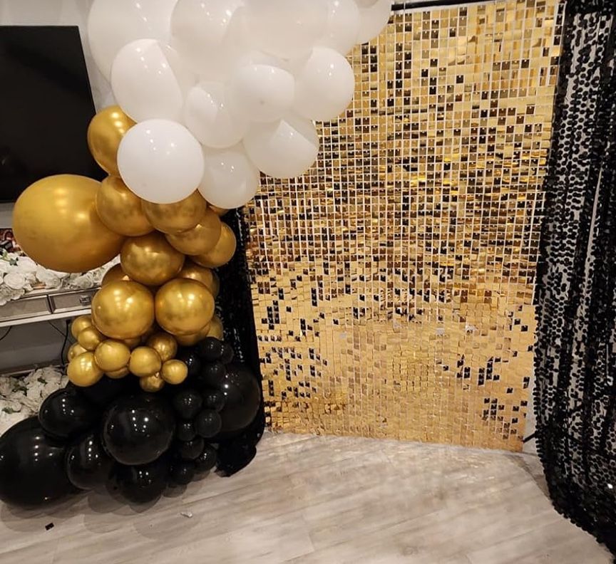 For Sale Gold Shimmer Wall