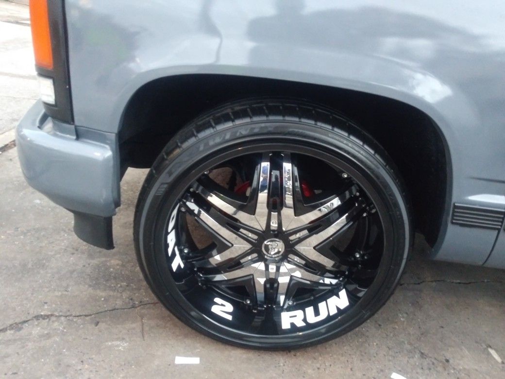 24in New Diablos Rim And Tires 275 35 24s Tires for Sale in Zebulon, NC OfferUp