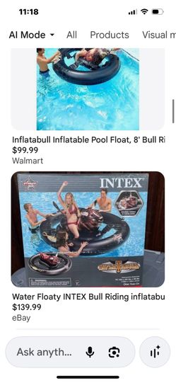 InflataBull PBR Rodeo Bull Ride-On Pool Float