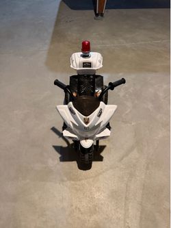 Electric police motorcycles for kids