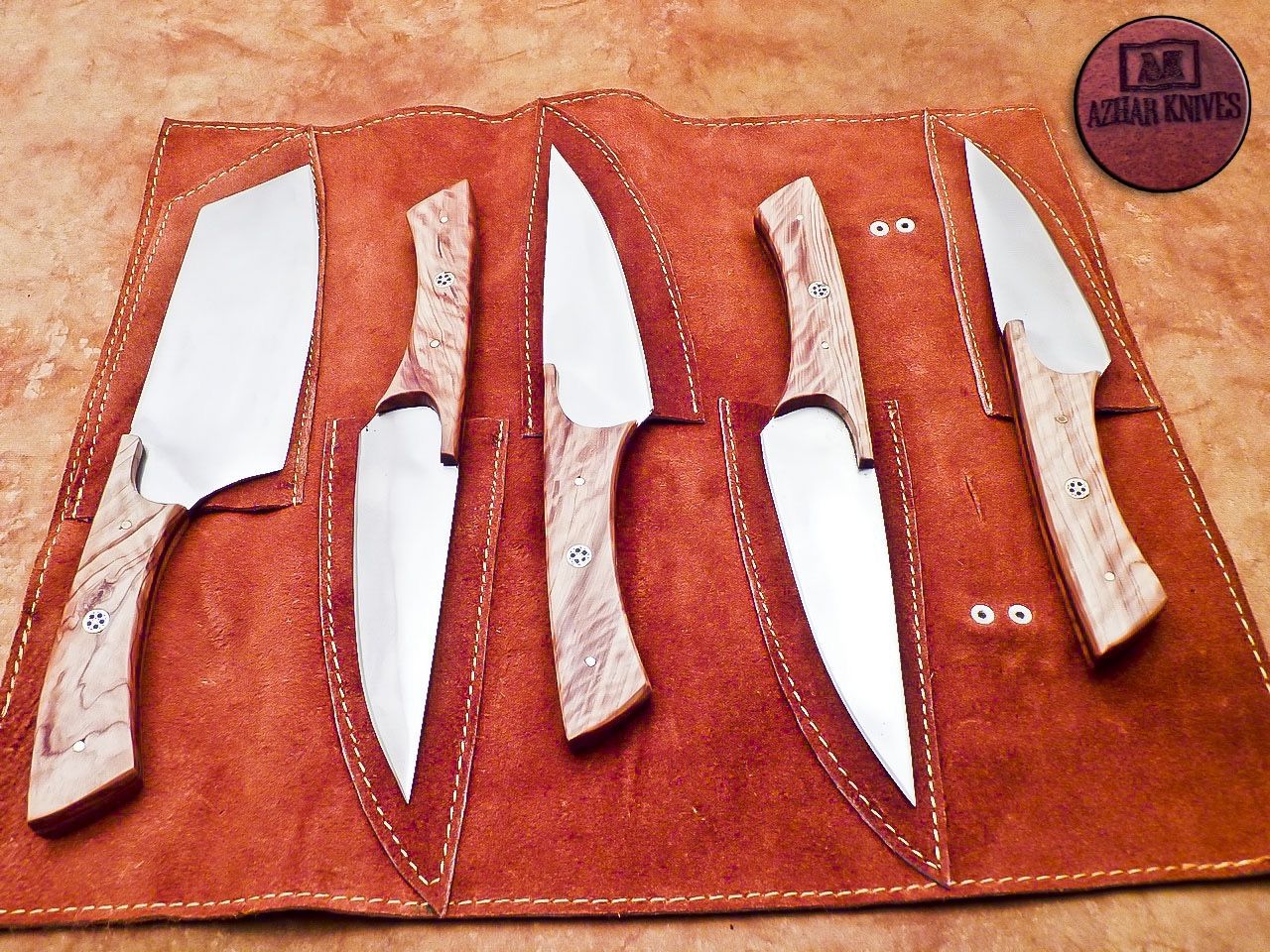 Handmade 5 Pcs Chef Knife Set