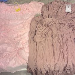 2 pink dresses brand new!!
