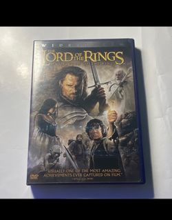 Lord of the Rings: Return of the King DVD PG-13 Widescreen Peter Jackson