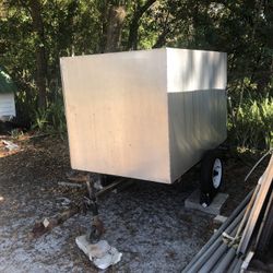 Stainless steel Tool Enclosed Trailer 