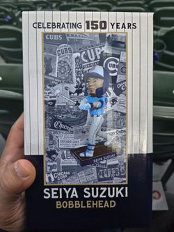 Seiya Suzuki sga Chicago Cubs Bobblehead 9/14/26