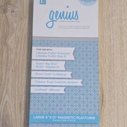 Lifestyle Crafts Genius Ultimate Platform System Large 6"x13" Magnetic Dies Platform