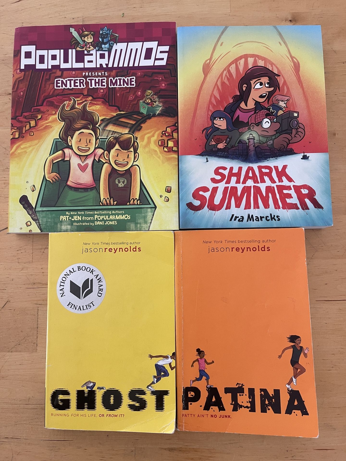 Kids Books - Patina + Ghost By Jason Reynolds + Graphic Novels