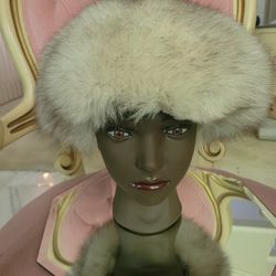 Vintage Fox Fur Hat