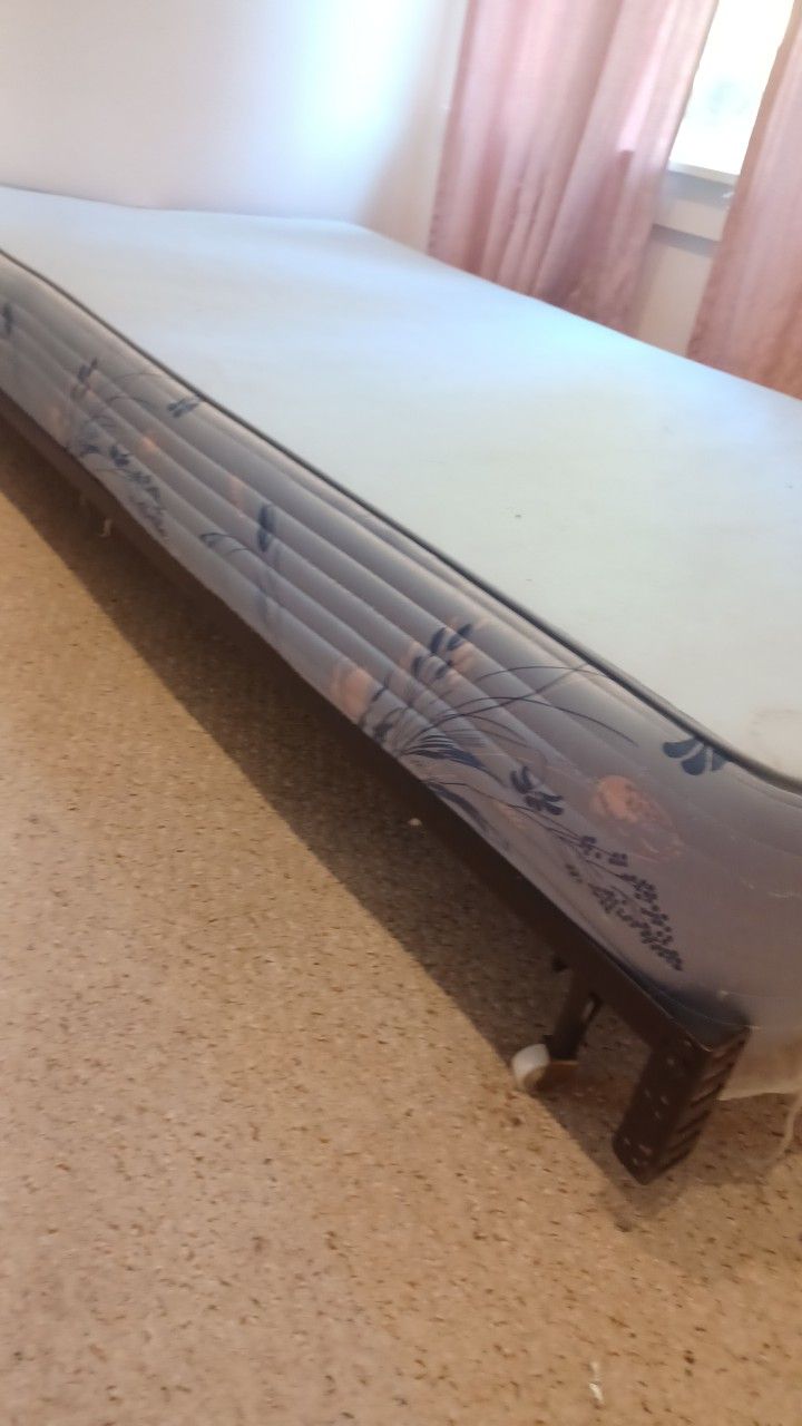 Bed Frame And Twin BoxSpring