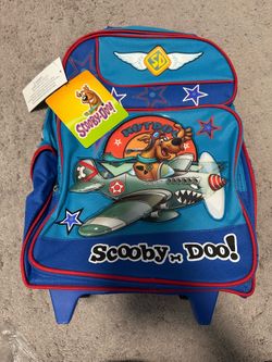 Scooby doo rolling backpack 16”