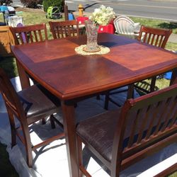 Tall Dining Table, Seats 6