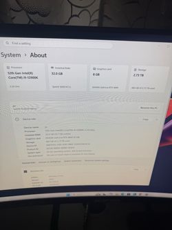 Custom Gaming PC i9-12900K RTX 4060 32GB RAM