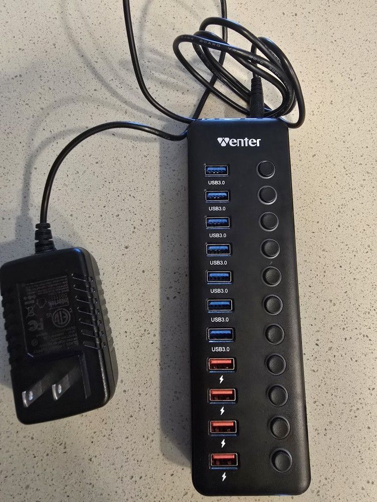 Powered USB 3.0 Hub, Wenter 11-Port Hub Splitter