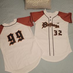 New Baseball Jerseys. Stitched On Lettering. Youth Med. Adult Small.10. Each.
