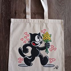 Felix The Cat TOTE BAGS