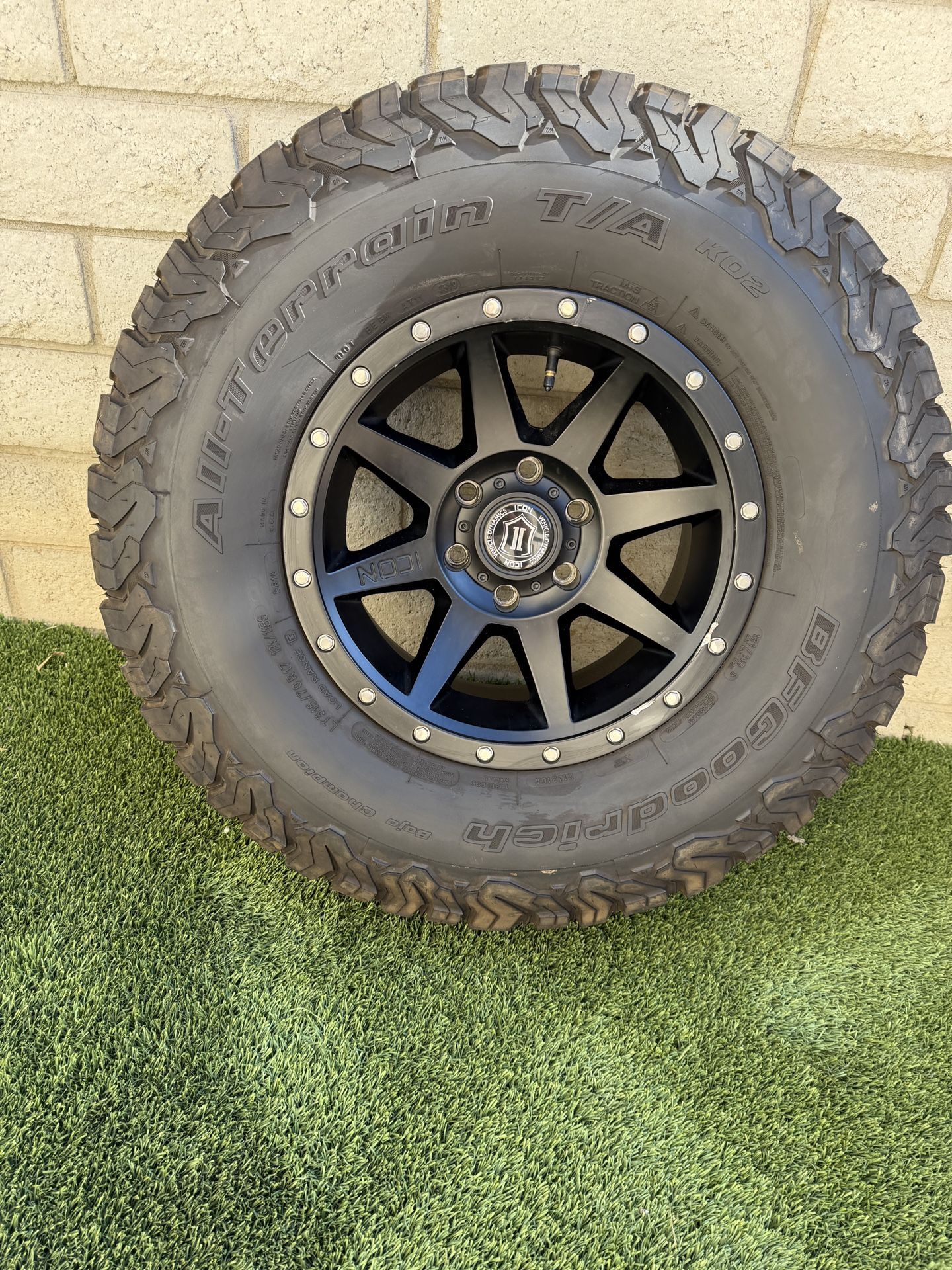ICON Wheel On BF Goodrich T/A