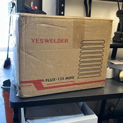 YESWELDER FLUX-135 MINI 135Amp MIG Welder,110V Flux Core Gasless Welder, Flux MIG/Lift TIG/Stick 3-in-1 Welding Machine