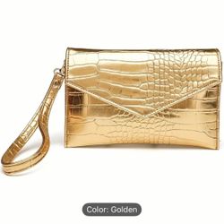 Women'S Fashion Crocodile Pattern Clutch