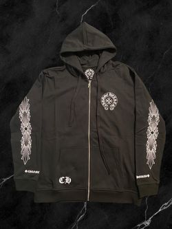 Chrome Hearts Los Angeles Zip-Up Hoodie Black