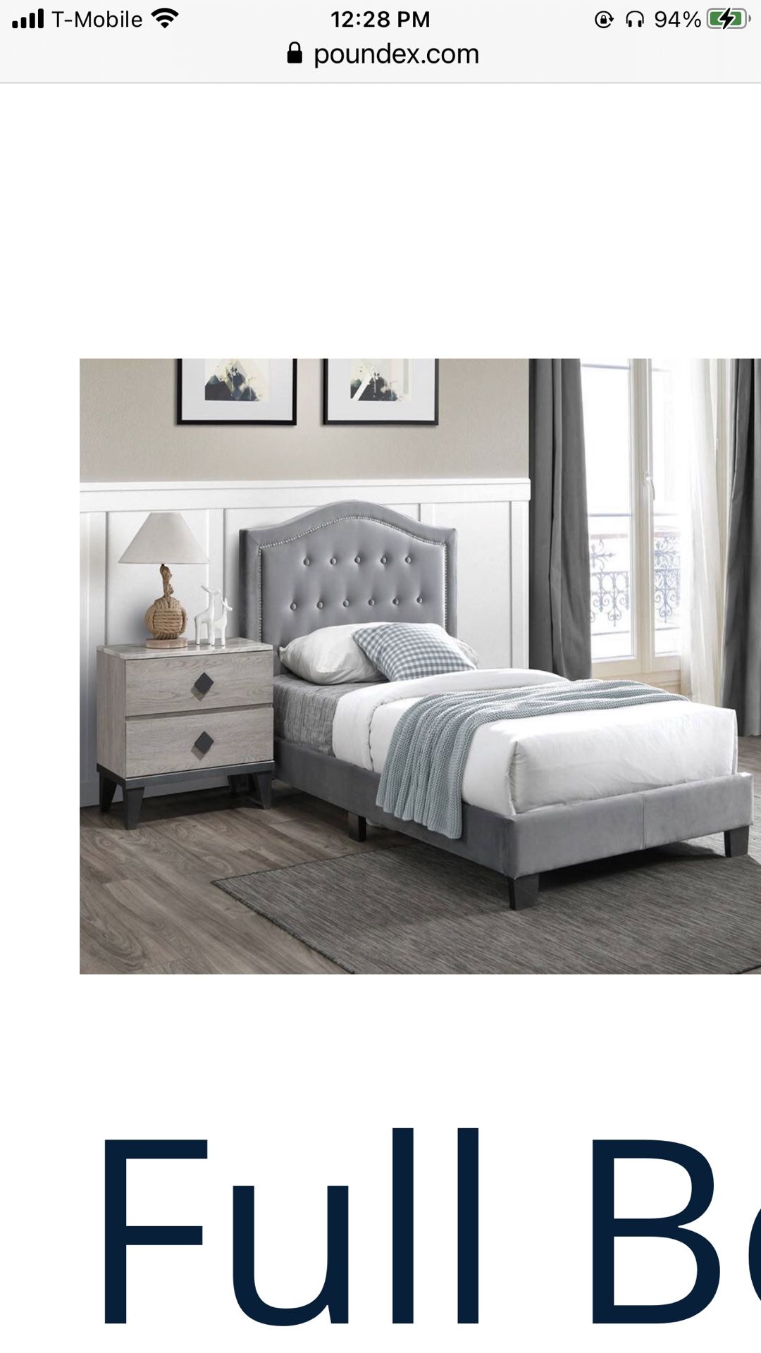 Full Size Bed Only