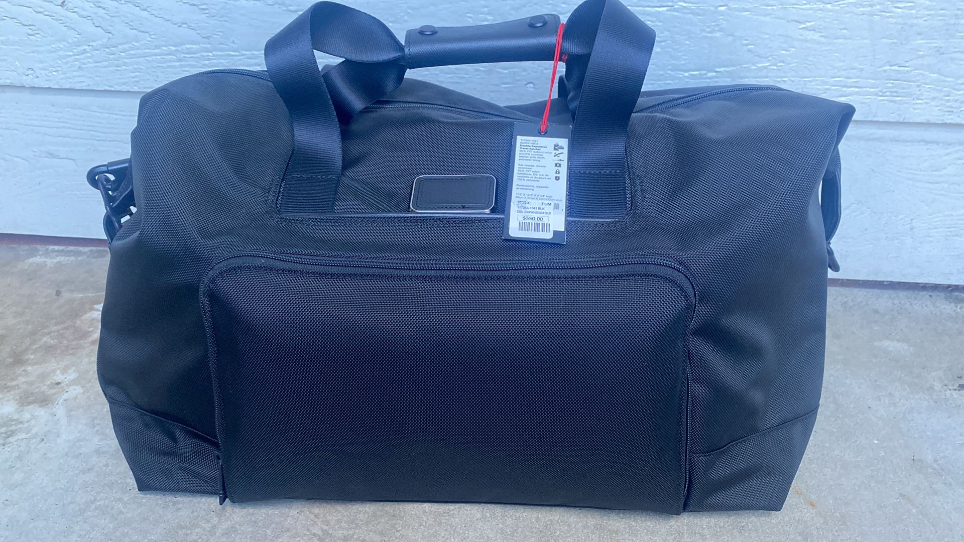 Tumi Double Expansion Travel Satchel, Brand New, Never Used, Retail $550+tax, asking 225 obo