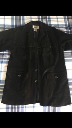 Suede men’s coat