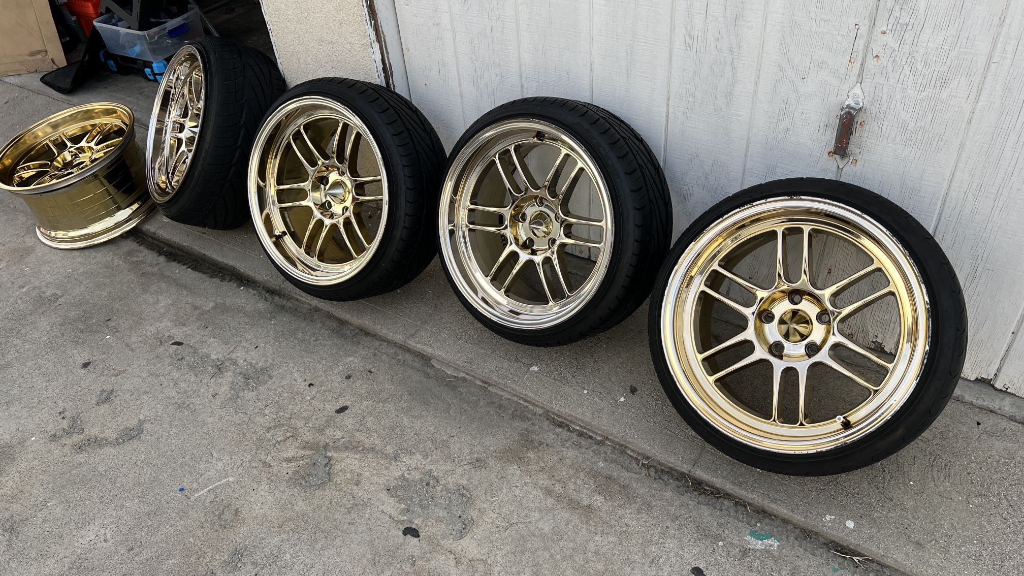 18” MST SUZUKA (PVD) Gold Wheels / 5x114.3 / 18x9.5