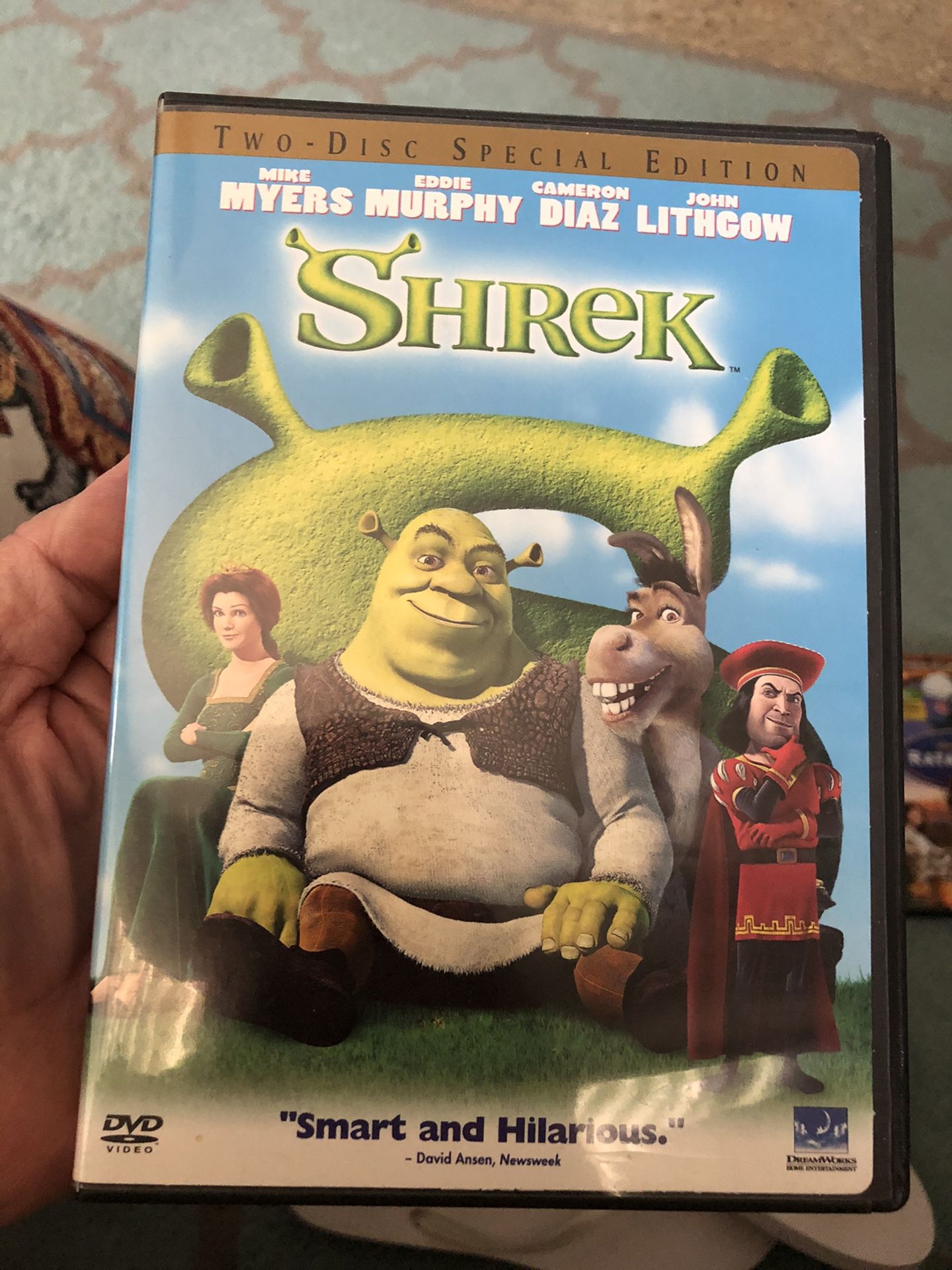 Shrek DVD to DVD’s