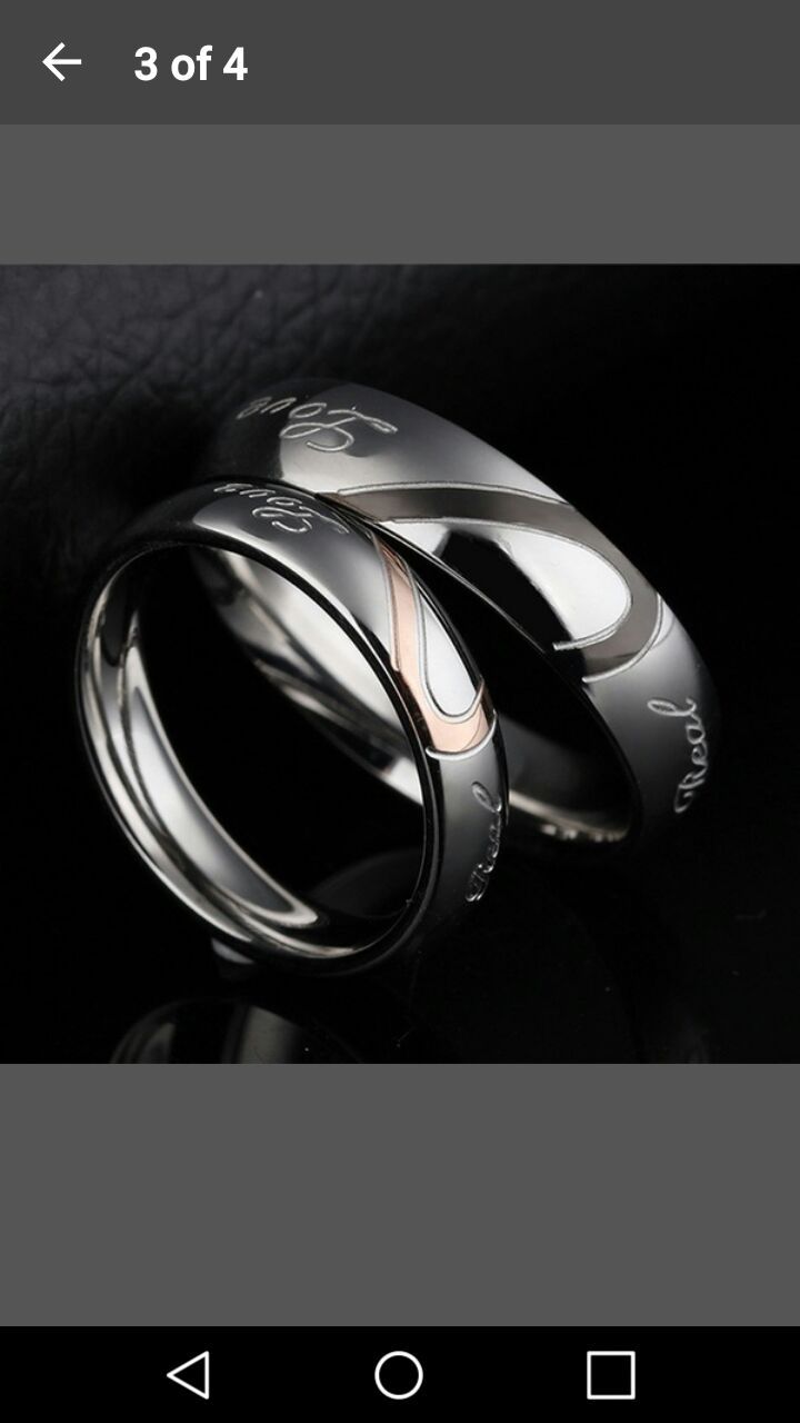 Stainless Steel HIS/HERS Wedding bands. BRAND NEW!