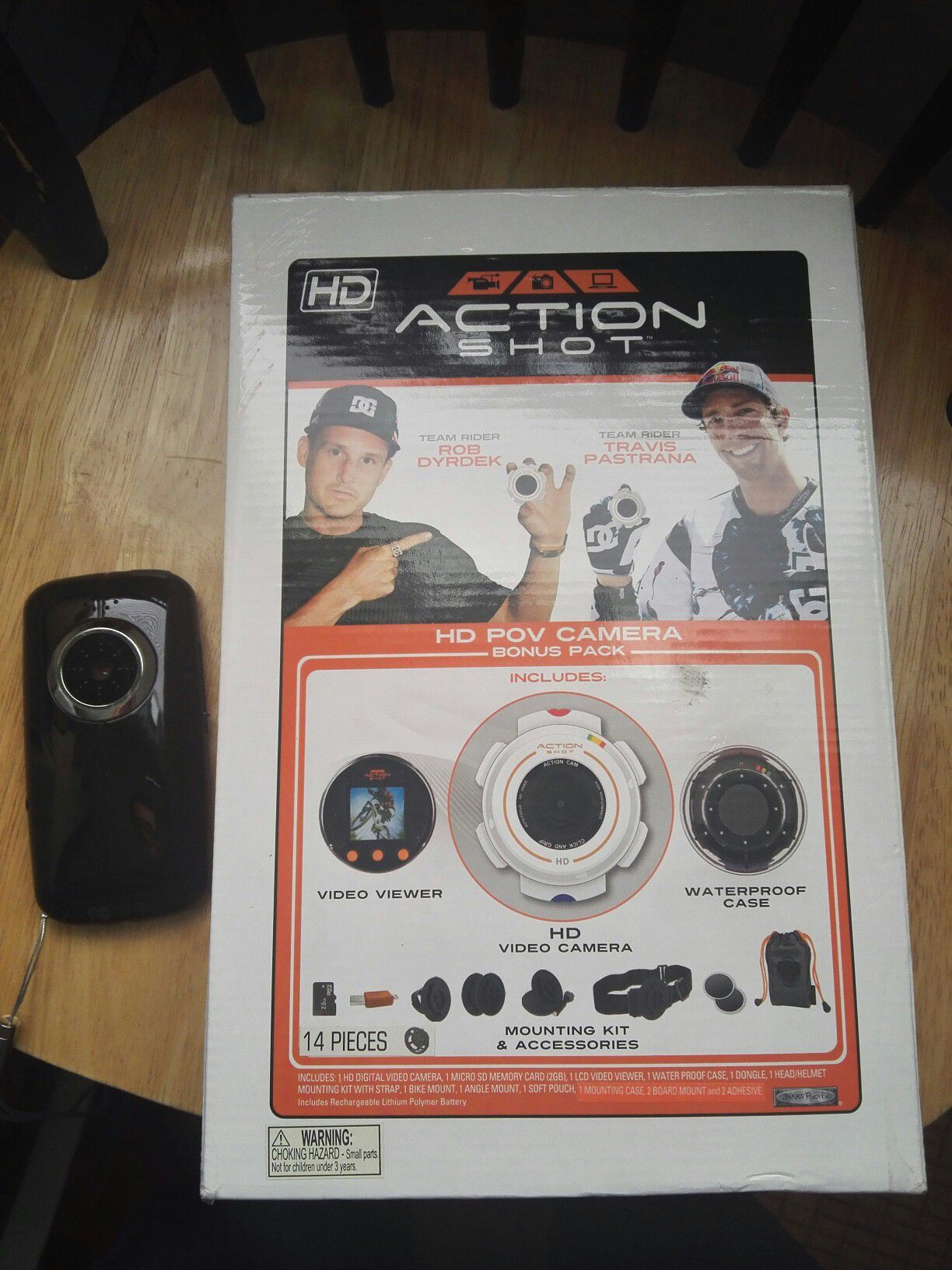 Action spot pov camera hd and digital camcorder